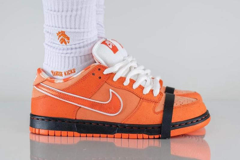 Nike SB Dunk Low Concepts Orange Lobster (Special Box) with Bearbrick