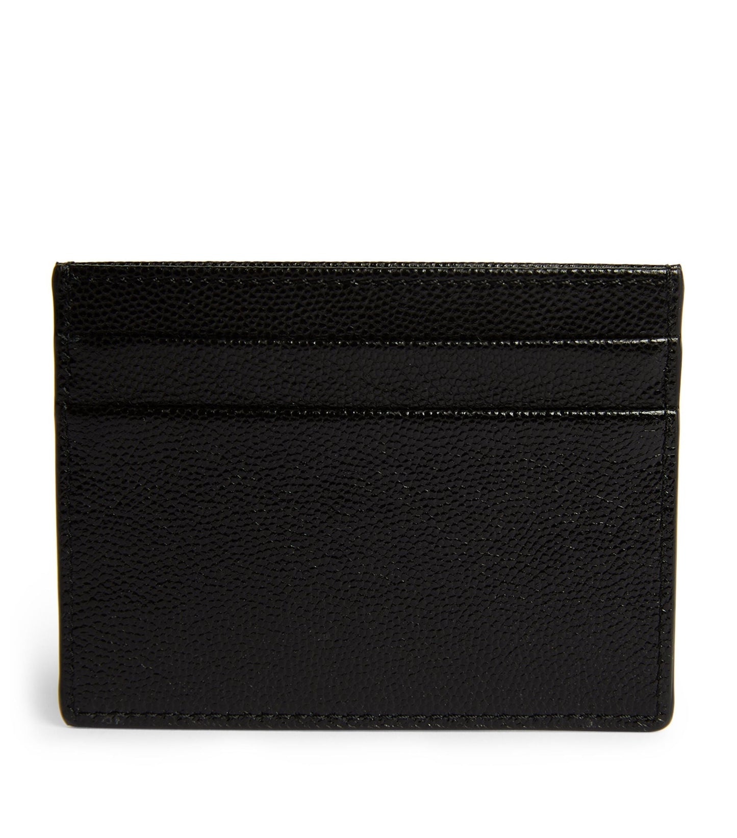 Palm Angels Logo-Print Leather Card Holder Black