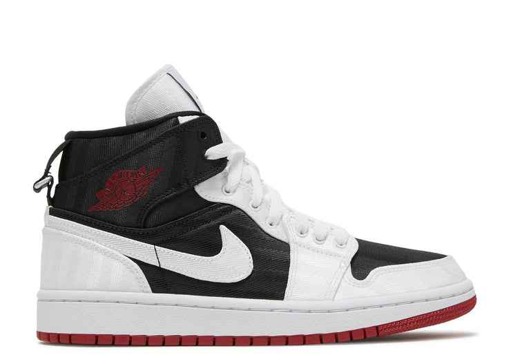 Air Jordan 1 Mid SE Utility Canvas White Black Gym Red (W)