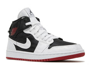 Air Jordan 1 Mid SE Utility Canvas White Black Gym Red (W)