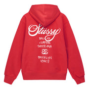 Stüssy DSM World Tour Hoodie (Red)