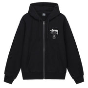 Stüssy DSM World Tour Zip Hoodie (Black)