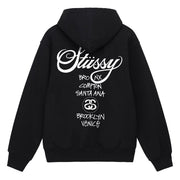 Stüssy DSM World Tour Zip Hoodie (Black)