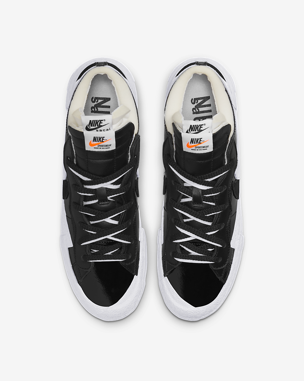 Nike Blazer Low Sacai Black Patent Leather